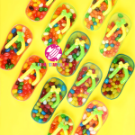 糖果玩具源头工厂-拖鞋造型 jelly bean鞋玩具