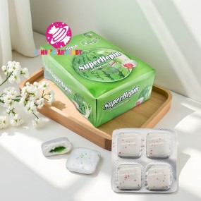 Bubble Gum Factory - Cheap 4pcs Mint Watermelon Jam Filled