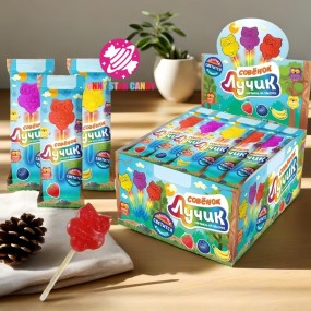 Lollipop Manufacturer - Hot Sale Owl Shape Fluorescent Glow