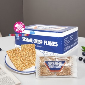 饼干源头工厂-中式脆饼芝麻薄片独立包装