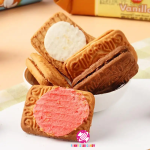 饼干源头工厂-中国100g夹心饼干定制