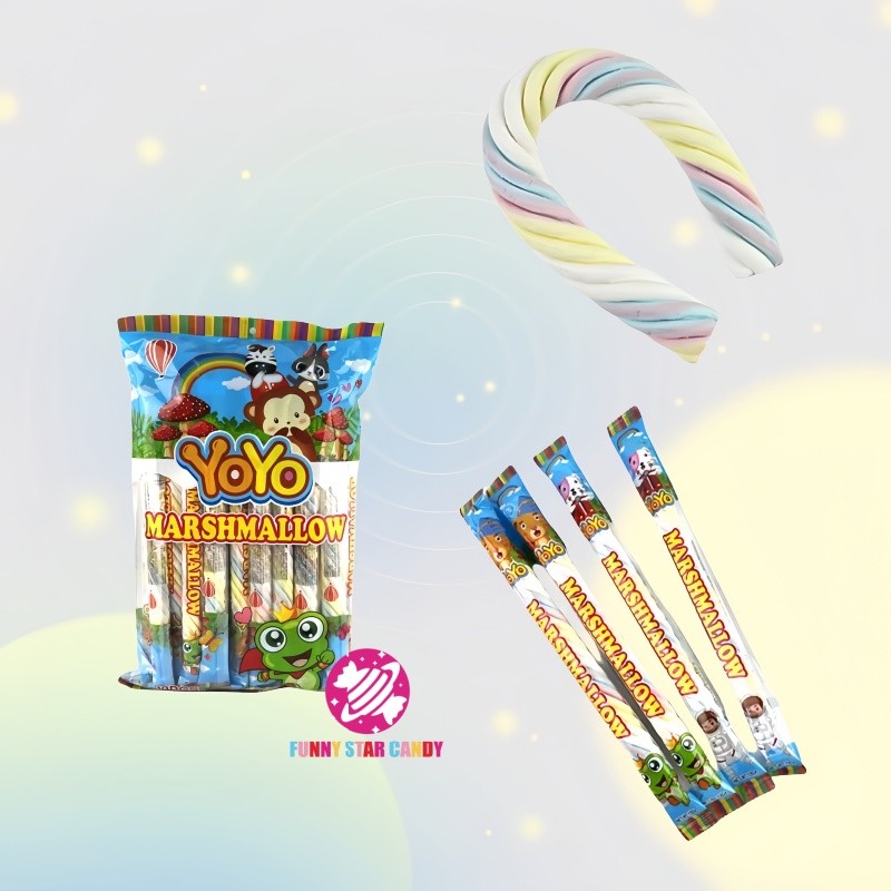 Marshmallow Manufacturer - Individually Wrapped Halal Rainbow