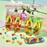 糖果玩具源头工厂-拖鞋造型 jelly bean鞋玩具