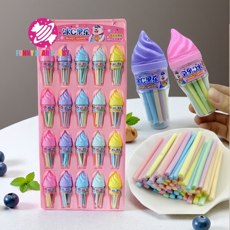Powder Candy Factory - New Ice Cream Shape Straw CC