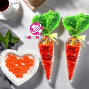 Candy Factory - 96g Easter Carrot Jelly Beans Orange