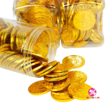 Chocolate Candy Manufacturer - Custom Golden Coins Milk Round