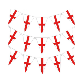 St George's Cross Bunting Manufacturer - OEM/ODM Custom 2 Pack Double Sided