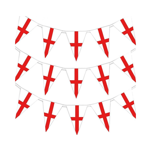 St George's Cross Bunting Manufacturer - OEM/ODM Custom 2 Pack Double Sided