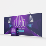 Tension Fabric Backdrop Manufacturer - OEM/ODM Custom Full Color Printing 8-20ft