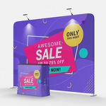 Portable Backdrop Stand Manufacturer - OEM/ODM Custom Exhibition Booth Wall Banner