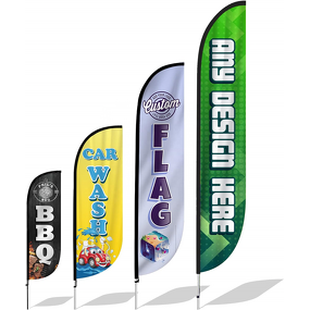 Feather Flag Manufacturer - OEM/ODM Custom Outdoor Printed Teardrop with Base