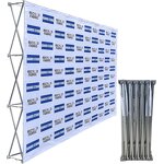 Pop-up Display Stand Manufacturer - OEM/ODM Custom 10x8ft Pennant Style