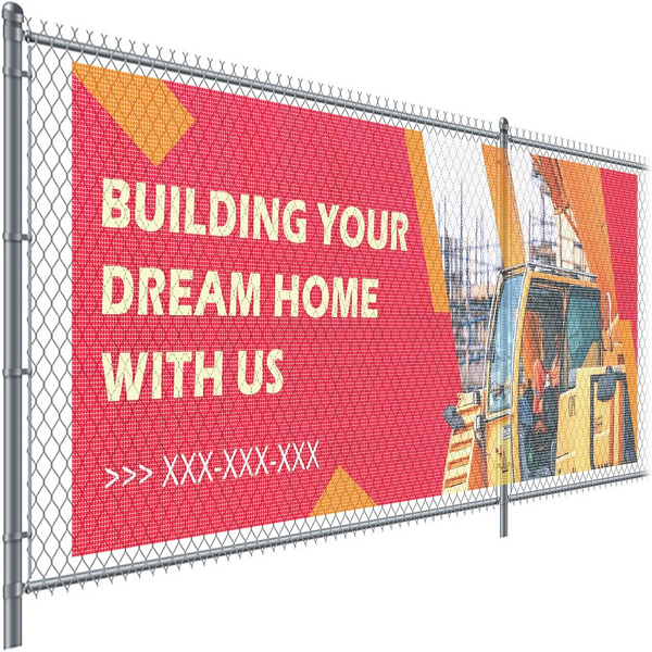 Mesh Banner Manufacturer - OEM/ODM Custom Large Size Fabric Pvc Vinyl Backdrop