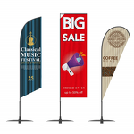 Feather Flag Manufacturer - OEM/ODM Custom Tear Drop Flying Advertising Banner
