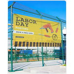 Mesh Banner Manufacturer - OEM/ODM Custom Large Size Fabric Pvc Vinyl Backdrop