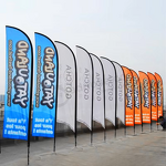 Beach Flag Kit Manufacturer - OEM/ODM Custom Outdoor Flying Wind Feather Banner