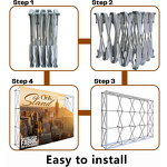 Exhibition Backdrop Manufacturer - OEM/ODM Custom 8ft Easy Set up Aluminum