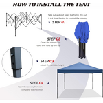 Pop up Gazebo Manufacturer - OEM/ODM Custom Steel 10x15 20x20 Waterproof