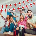 St George's Cross Bunting Manufacturer - OEM/ODM Custom 2 Pack Double Sided