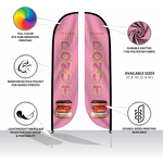 Beach Flag Manufacturer - OEM/ODM Custom Double Sided Printing with Base