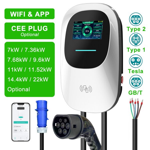 EV Charger Manufacturer - OEM/ODM Custom 22kw Gbt Ac 3 Phase Fast