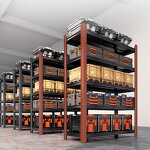 Storage Rack Manufacturer - 5-Tier Carbon Steel Heavy Duty Shelving