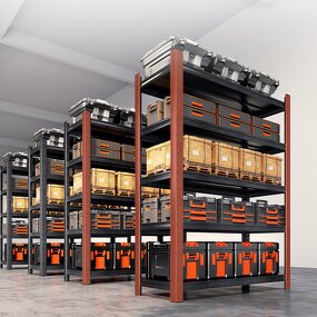 Storage Rack Manufacturer - 5-Tier Carbon Steel Heavy Duty Shelving