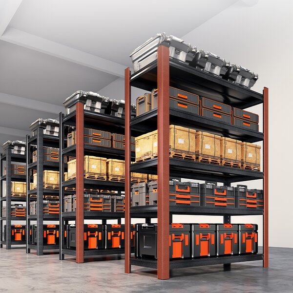 Storage Rack Manufacturer - 5-Tier Carbon Steel Heavy Duty Shelving