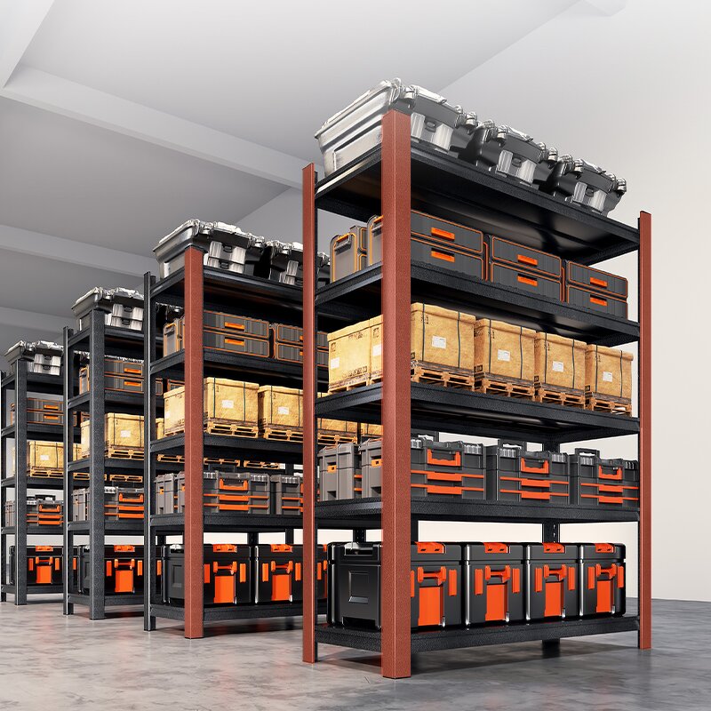 Storage Rack Manufacturer - 5-Tier Carbon Steel Heavy Duty Shelving