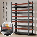 Storage Rack Supplier - 5 Layer Iron Heavy Shelving Fences Units