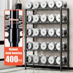 Metal Storage Shelf Manufacturer - 5-Layer Adjustable Chrome Plated Wire