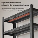 Storage Rack Manufacturer - 5-Tier Carbon Steel Heavy Duty Shelving