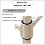 Wire Shelf Rack Factory - 5 Tier Chrome-Plated Multifunction Adjustable