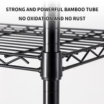 Metal Storage Shelf Manufacturer - 5-Layer Adjustable Chrome Plated Wire