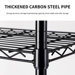 Storage Racks Supplier - PVC Office Organizer Floor Shelves 5-Layer