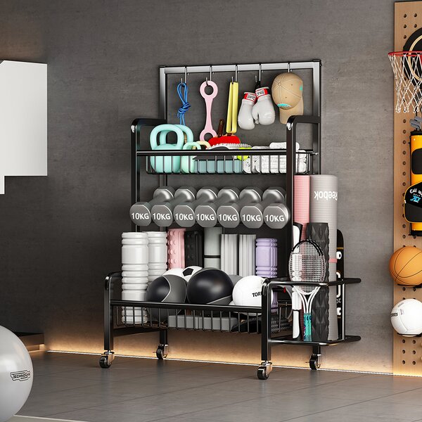 Sports Equipment Rack Manufacturer - Three-layer Iron Wire Strength Training Weight