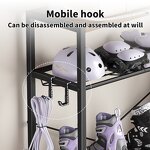 Children's Sports Equipment Rack Manufacturer - Carbon Steel & PB Board Roller Skate Rack