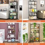 Storage Racks Supplier - PVC Office Organizer Floor Shelves 5-Layer