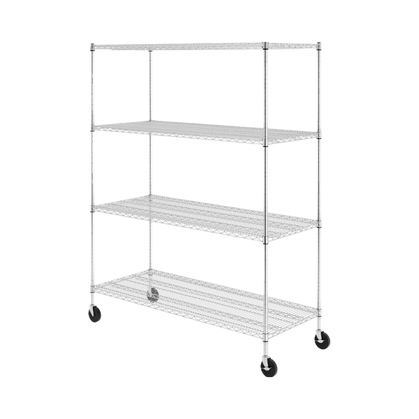 Wire Rack Storage Shelves Factory - NSF Certified 4-Tier Heavy Duty