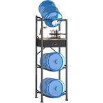 Water Jug Holder Supplier - 5-Gallon 3-Tier Standing Type Metal Detachable Dispenser