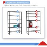 Shelving Unit Supplier - 6 Tier Stainless Steel Non-Folding Storage