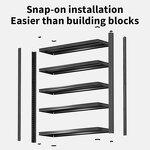 Storage Rack Manufacturer - 5-Tier Carbon Steel Heavy Duty Shelving