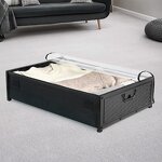 Under-Bed Storage Containers Factory - Large Capacity Metal with Wheels Cover