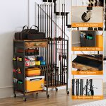 Fishing Rod Holder Supplier - Vintage Three-Layer Heavy Duty with Drawer