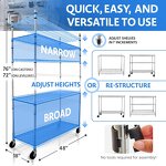 Wire Rack Manufacturer - 4000 LBS Heavy Duty 5-Tier NSF Commercial
