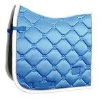 English Saddle Pad Manufacturer - OEM/ODM Custom Satin Fabric Dressage Blue