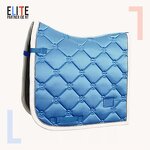 English Saddle Pad Manufacturer - OEM/ODM Custom Satin Fabric Dressage Blue
