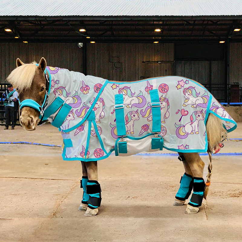 Mesh Horse Fly Rug Manufacturer - OEM/ODM Custom Summer Unicorn Cartoon