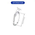 Half Ring Manufacturer - OEM/ODM Custom 925 Silver Twist Grain Zircon