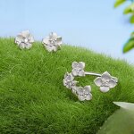 Flower Open Ring Manufacturer - OEM/ODM Custom Frosted Texture Unique Elegant